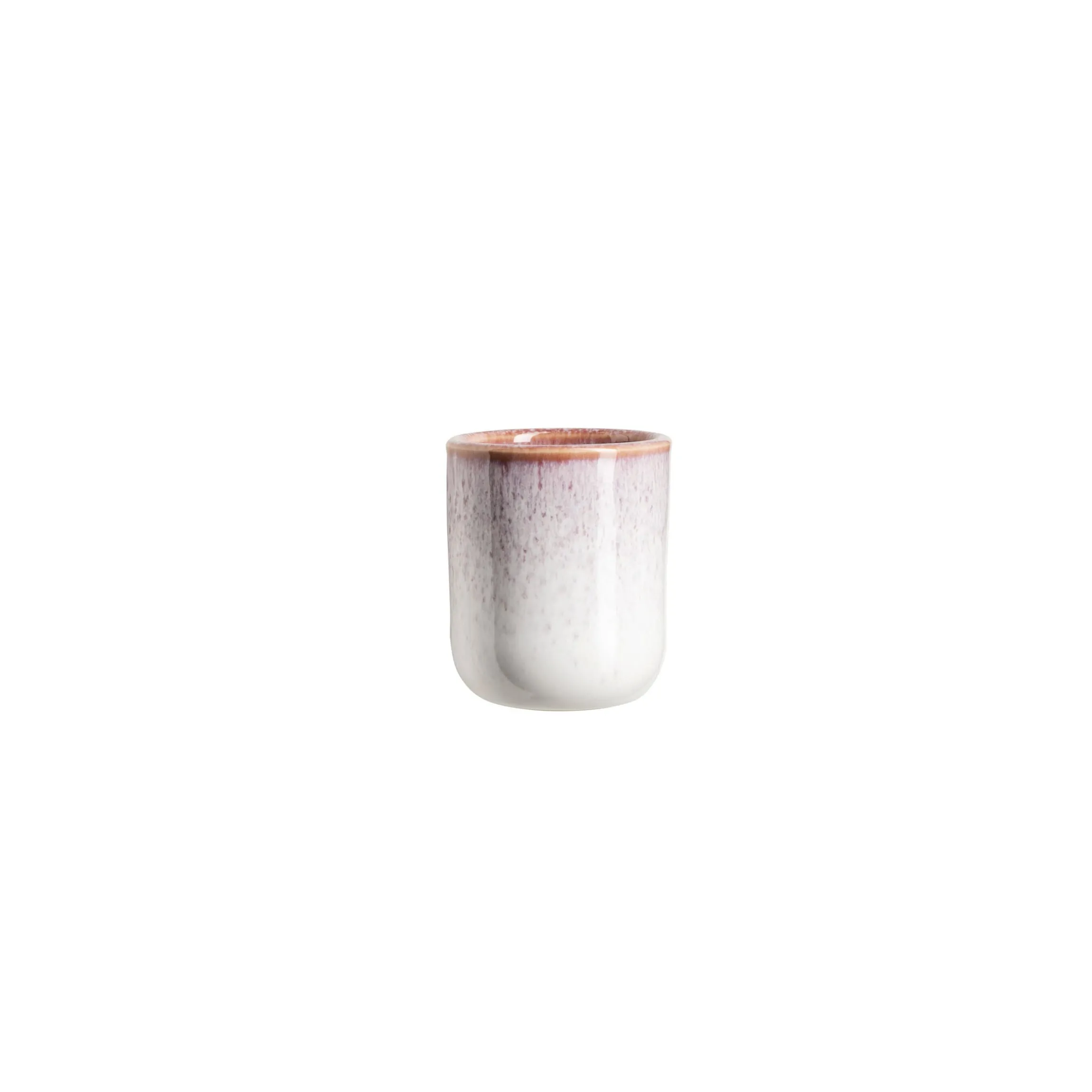 Espressobecher-Set, Steinzeug Alpenwiese Beere / Creme