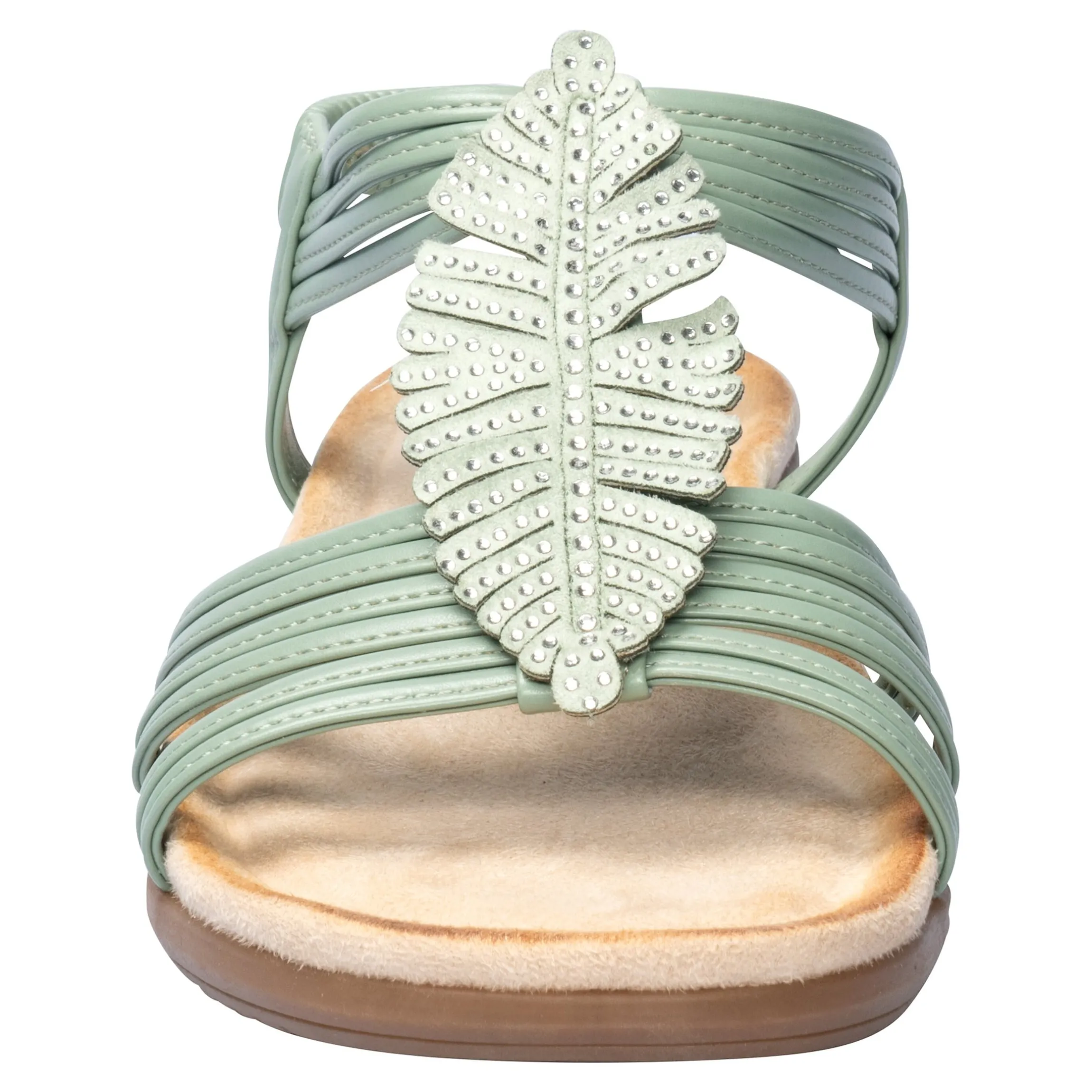 Fashion-Sandale "Feder" salbei