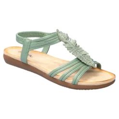 Fashion-Sandale "Feder" salbei