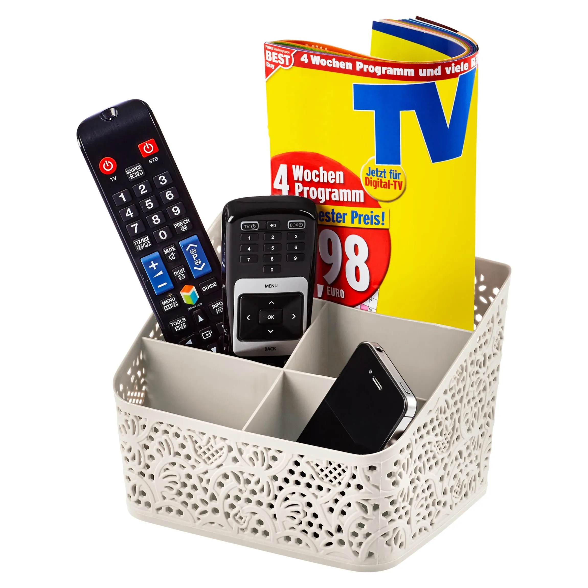 Fernbedienungshalter "TV-Organizer"