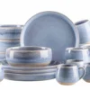 Frühstück Set, Steinzeug Aquata Blau