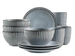 Frühstück Set, Steinzeug Ida Blau