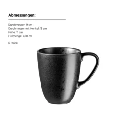 Frühstücks Set, Steinzeug Essential