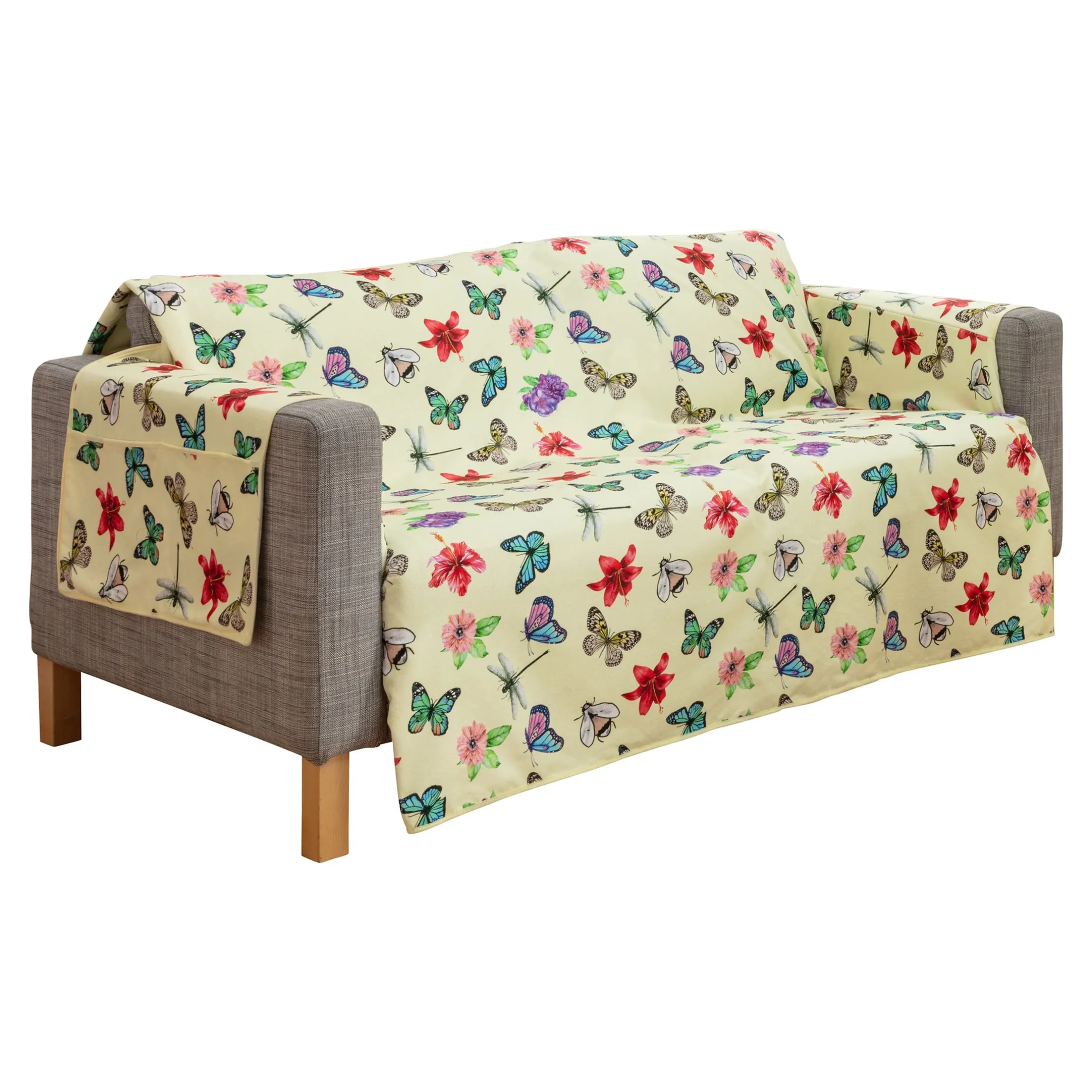 Frottee-Sofaschoner „Schmetterling“