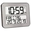 Funkuhr Max grau
