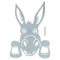 Gartenzaun-Deko „Esel-König“