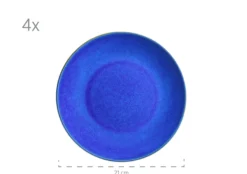 Geschirr-Set, Keramik Ossia Hellblau