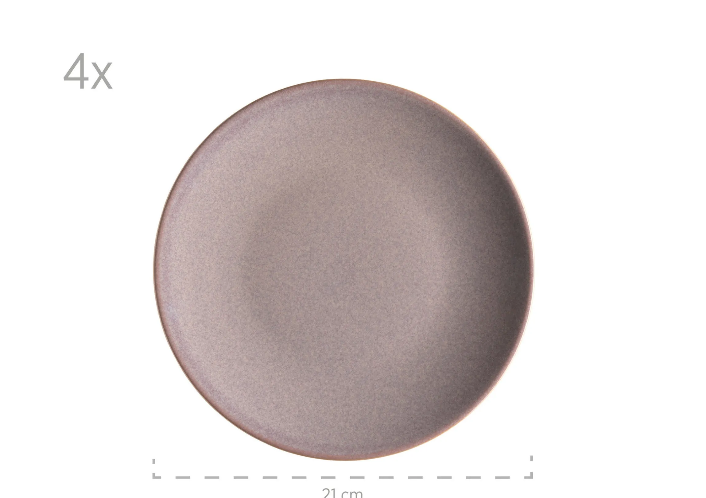 Geschirr-Set, Keramik Ossia Sand, Hellblau