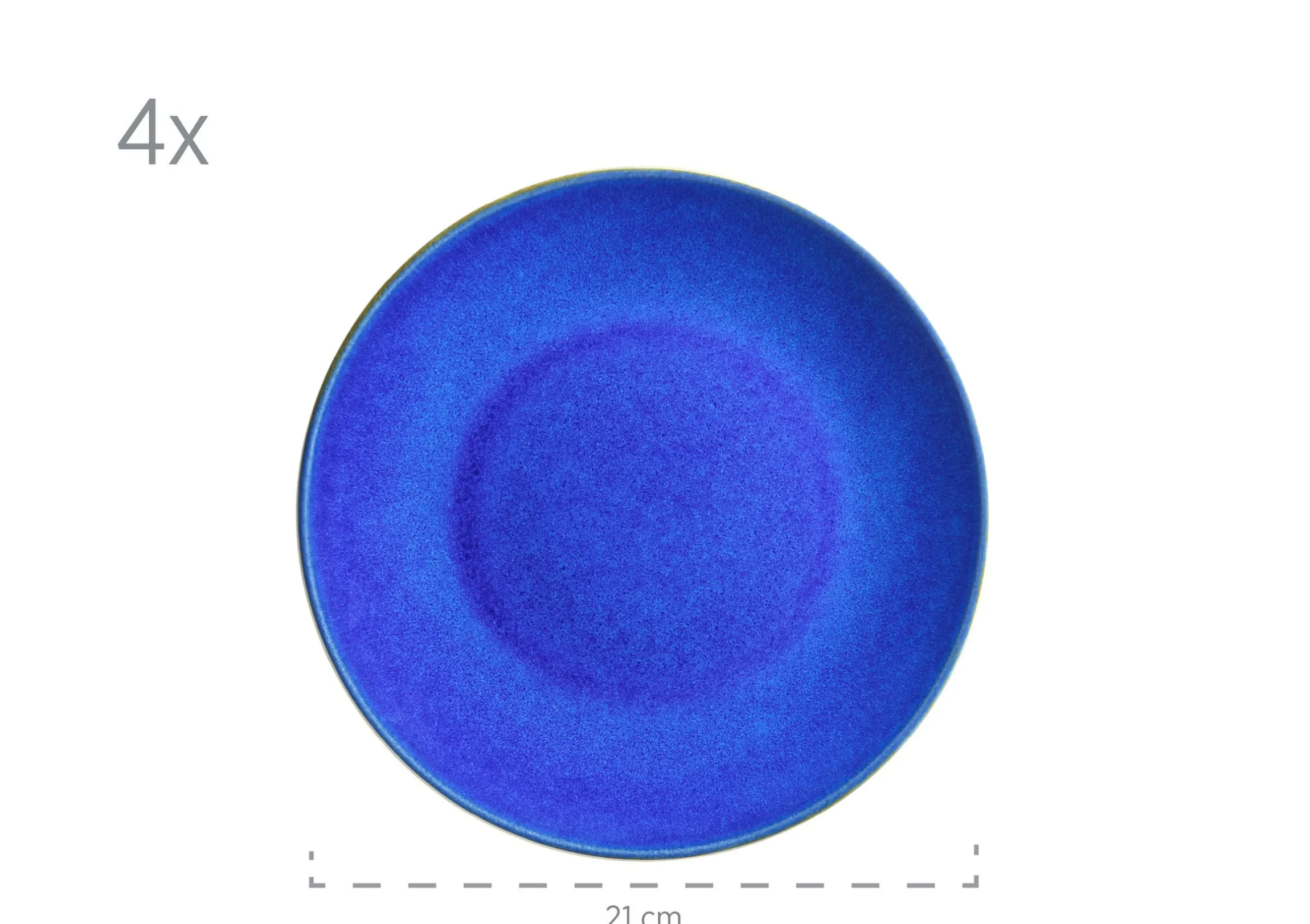 Geschirr-Set, Keramik Ossia Sand, Hellblau