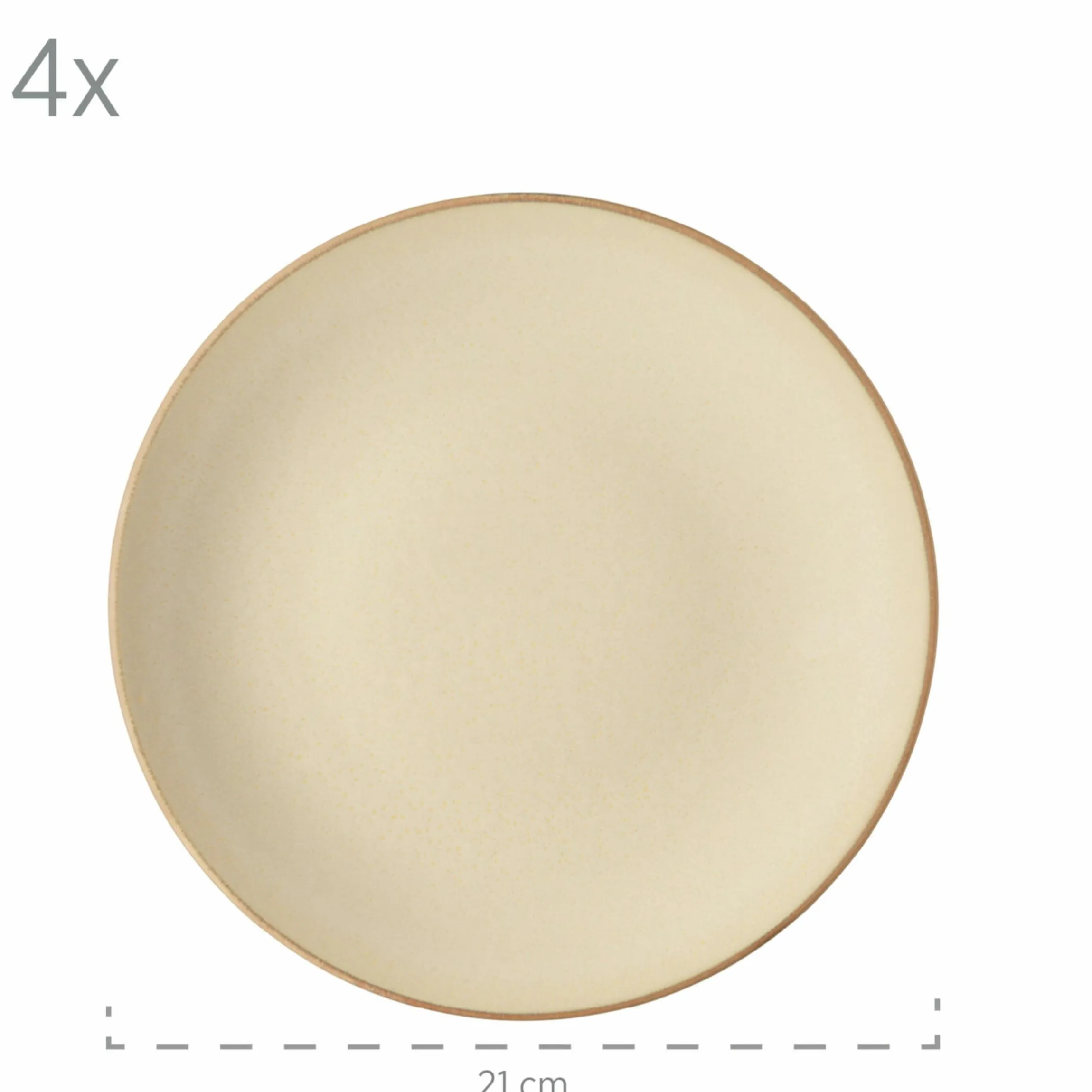 Geschirr-Set, Keramik Ossia Sand