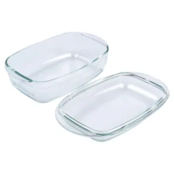 Glas-Back- und -Auflaufform „2 in 1“ mit Deckel