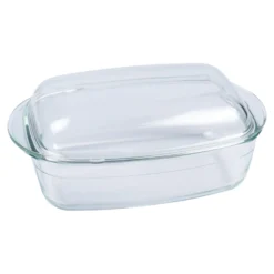 Glas-Back- und -Auflaufform „2 in 1“ mit Deckel