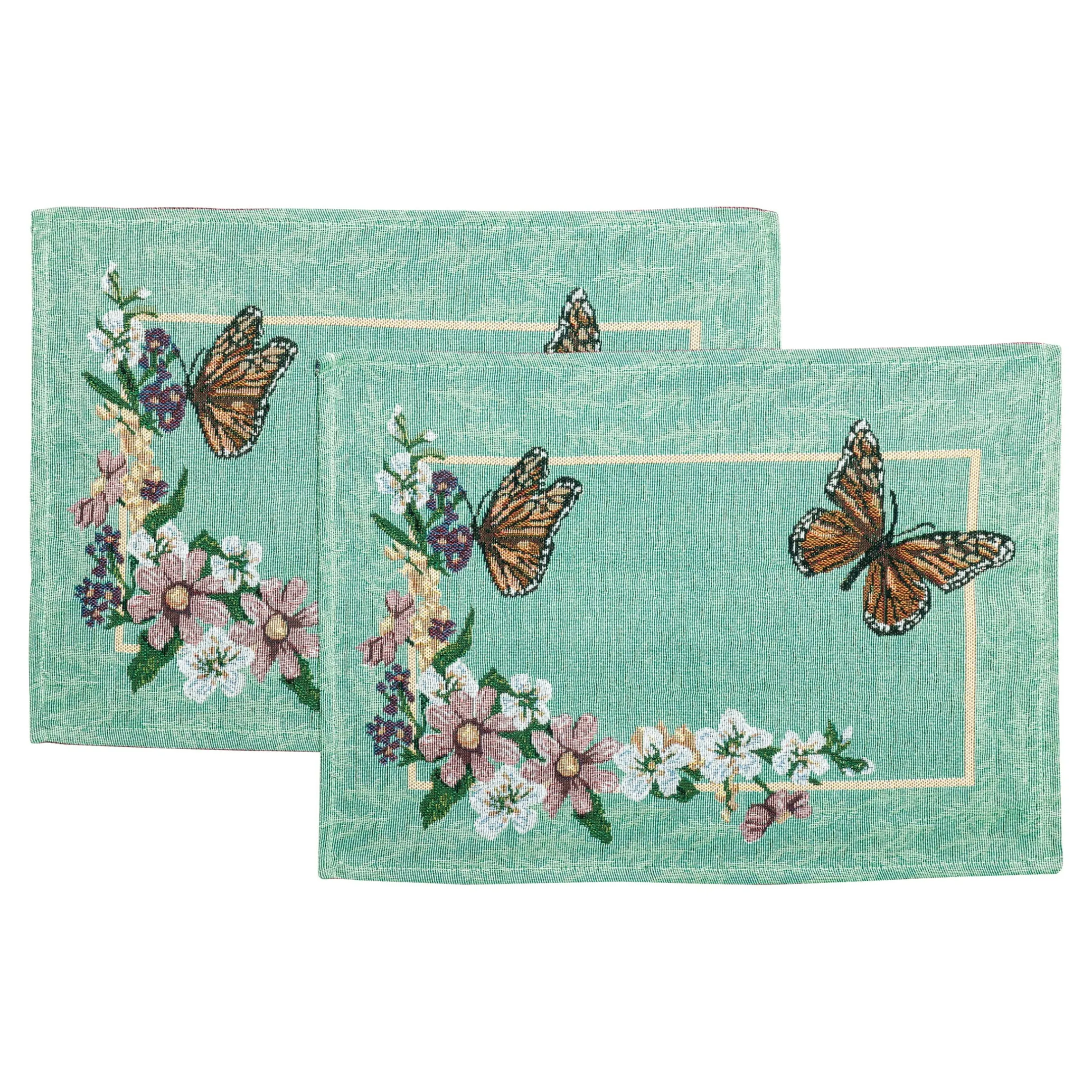 Gobelin-Tischset „Schmetterling“, 2 Stück