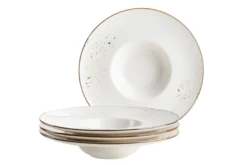 Gourmetteller Set, Porzellan Pintar Beige / Braun