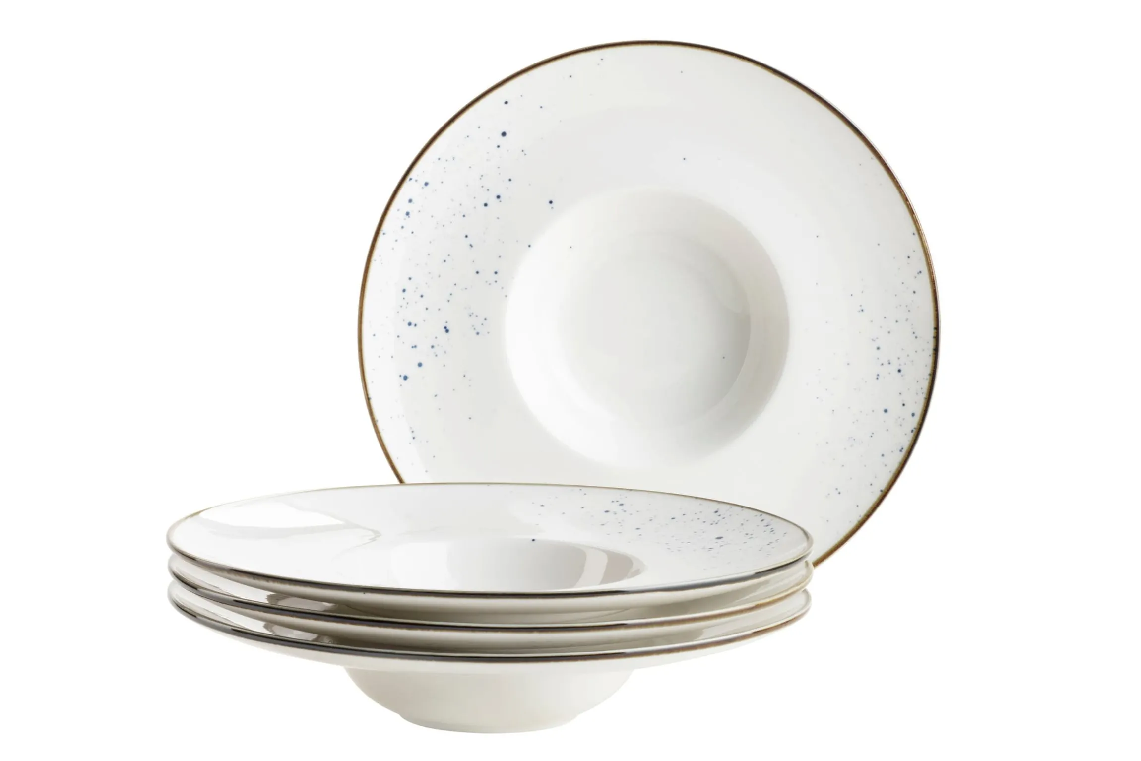 Gourmetteller Set, Porzellan Pintar Beige / Blau
