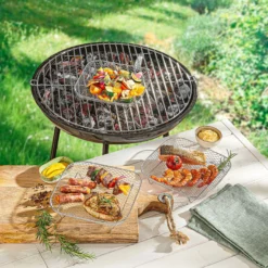 Grill-Korb, 3 Stück