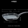 Grillpfanne, Aluminium Leonis
