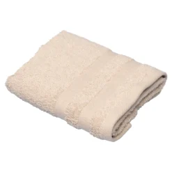Gästehandtuch, 50x30 cm, 100% Baumwolle beige