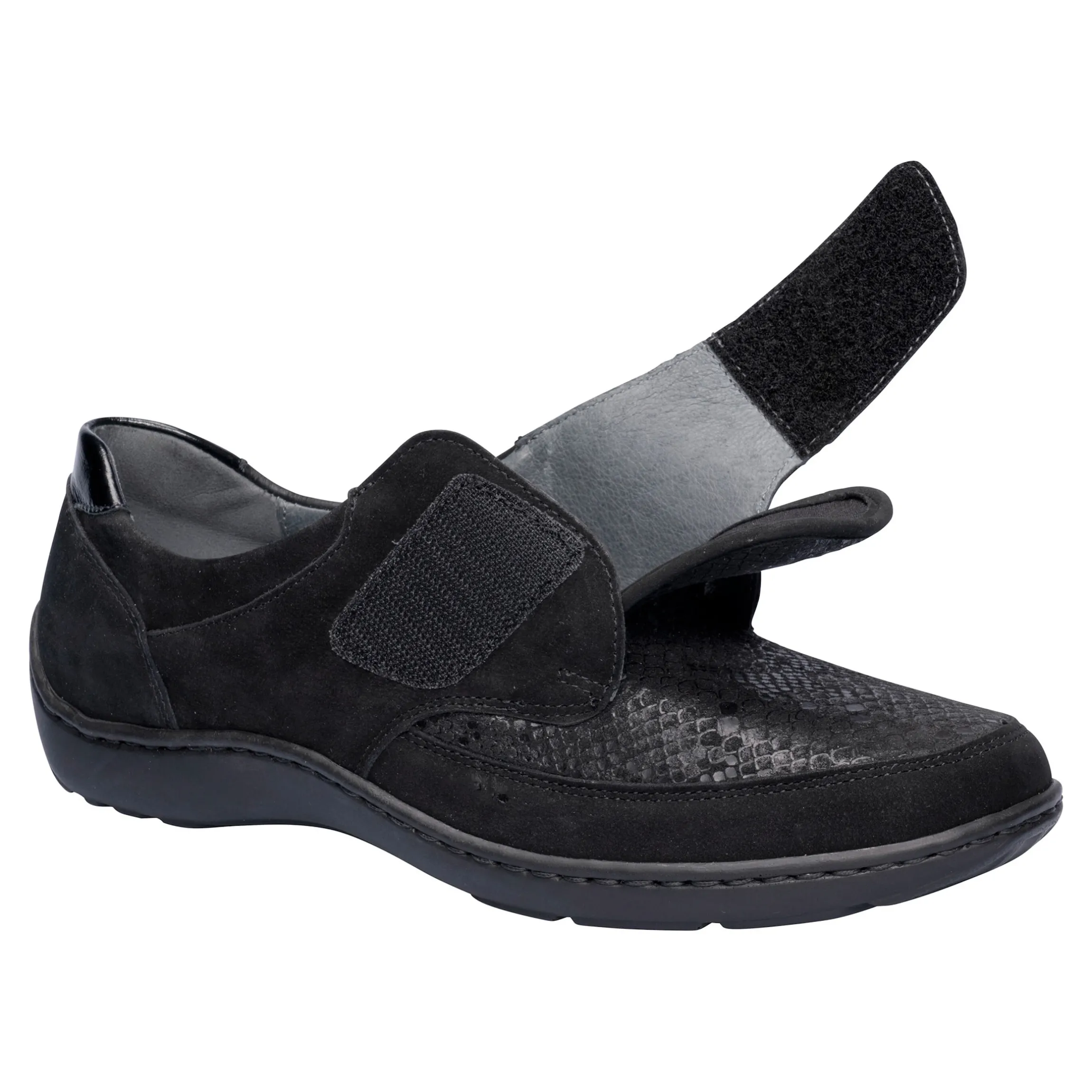 Halbschuh Henni Reptil-Optik