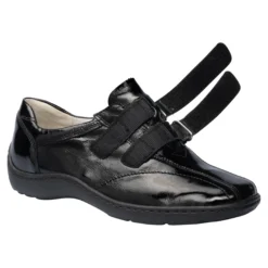 Halbschuh Henni schwarz lack