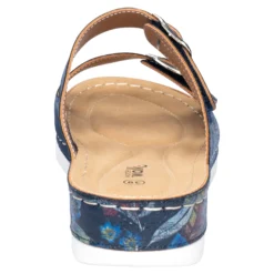 Hallux-Klett-Pantolette „Helga“ marine