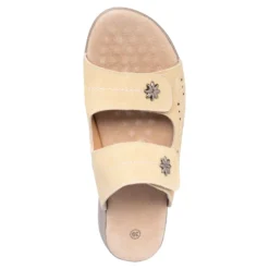 Hallux-Leder-Klettpantolette „Lisa“