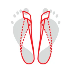 Hallux-Valgus-Korrektur-Schlaufe links