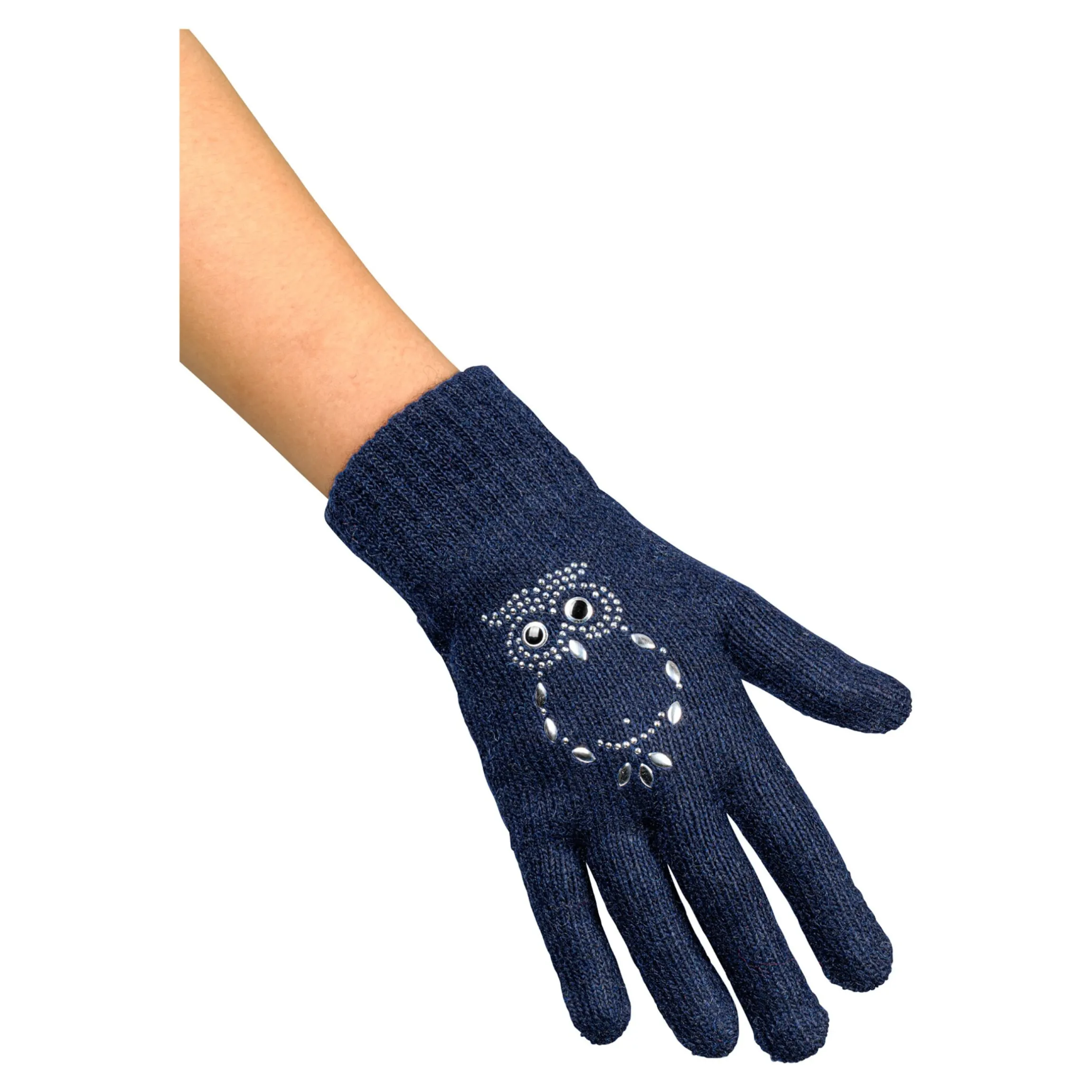 Handschuh "Eule" blau