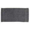 Handtuch personalisiert mit Namen, 50x100 cm, 100% Baumwolle dunkelgrau