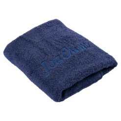 Handtuch personalisiert mit Namen, 50x100 cm, 100% Baumwolle marine