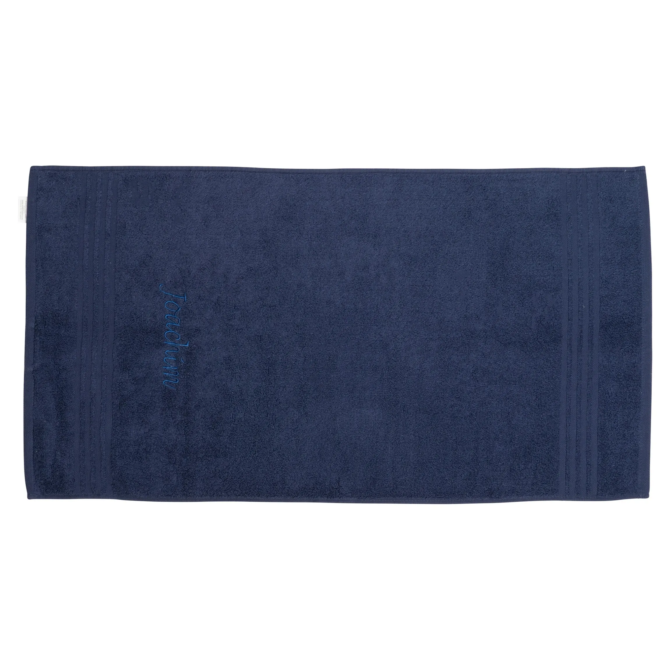 Handtuch personalisiert mit Namen, 50x100 cm, 100% Baumwolle marine