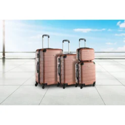 Hartschalen-Koﬀer-Set „Essential“, 4-teilig