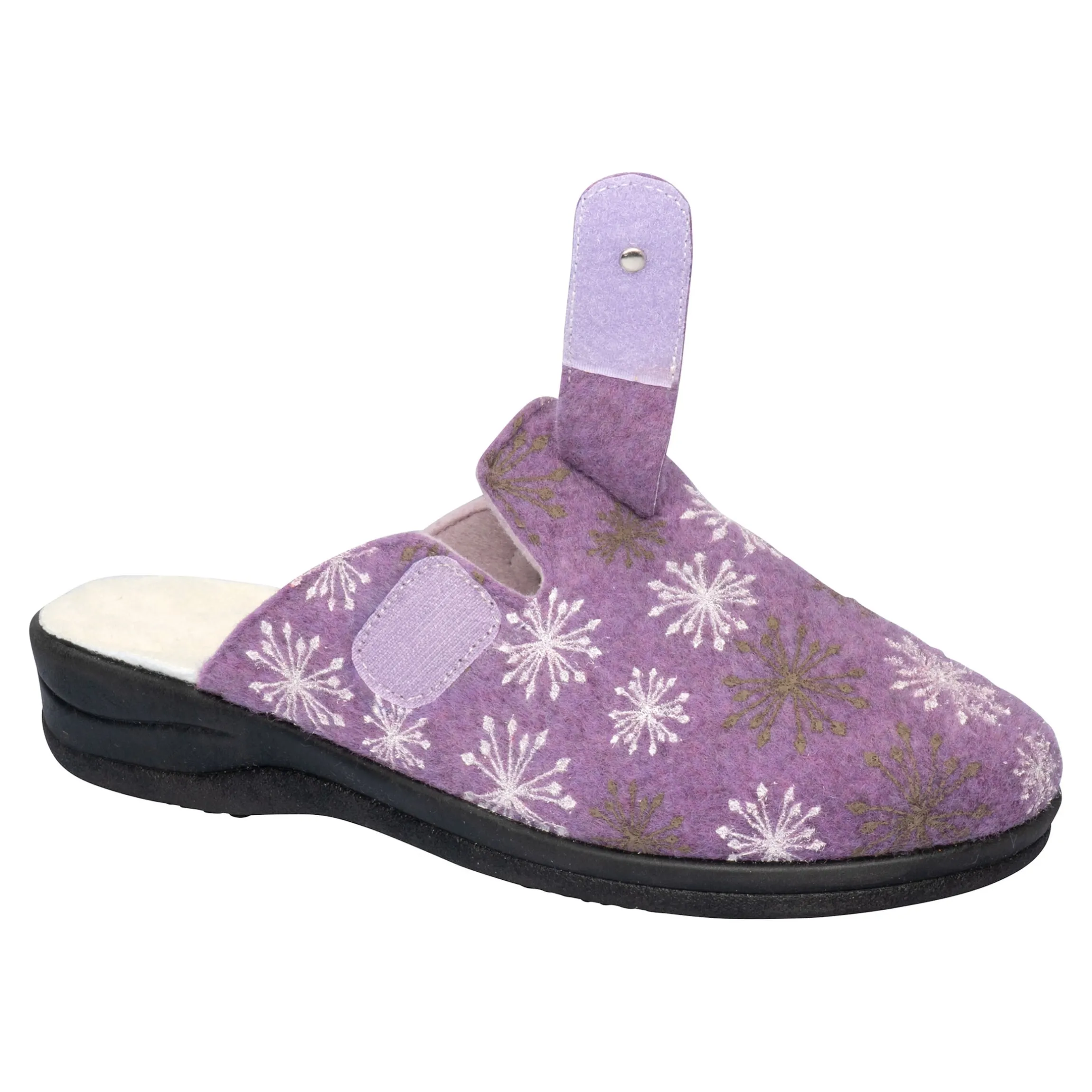 Hausschuh-Pantolette mit Wolle „Eva"