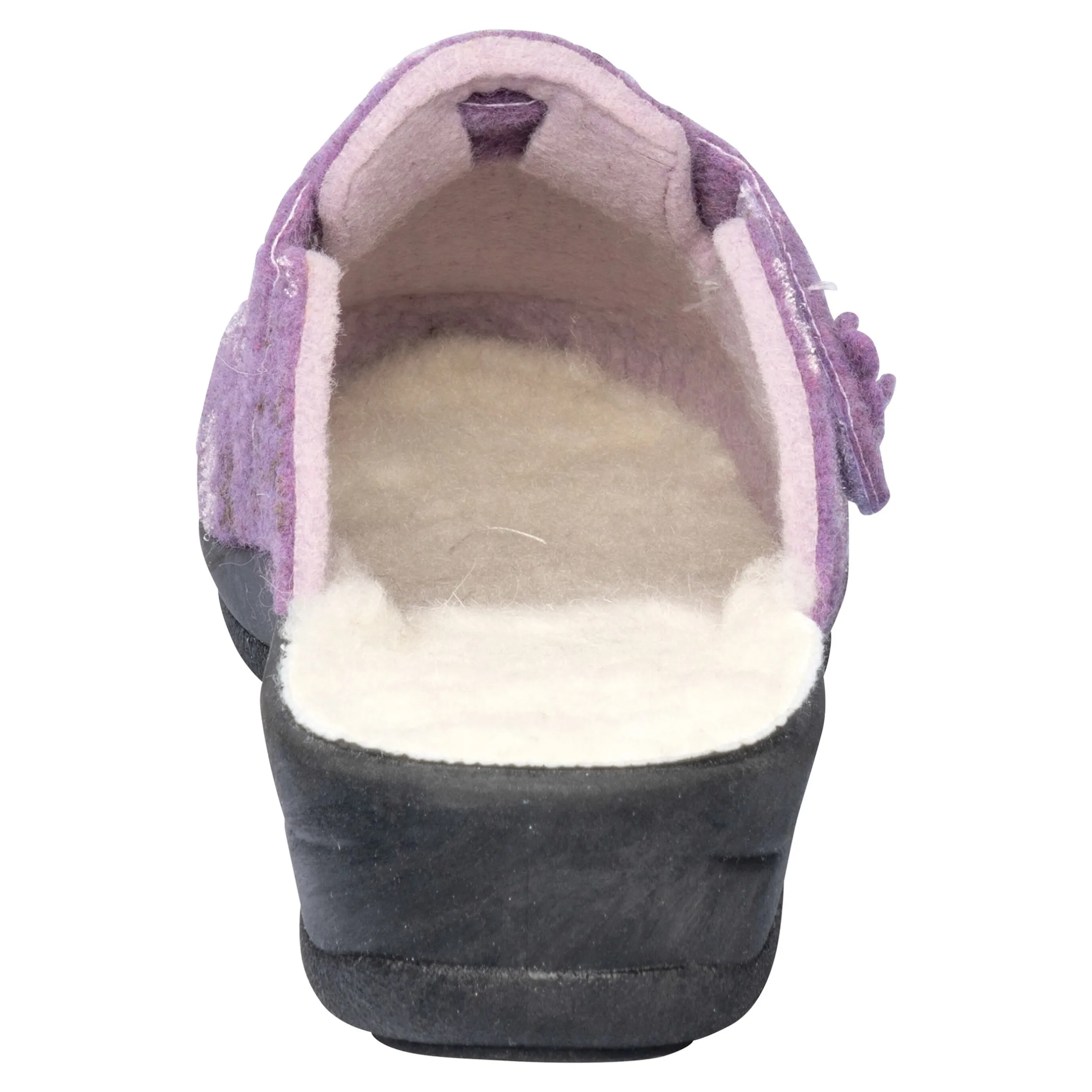 Hausschuh-Pantolette mit Wolle „Eva"