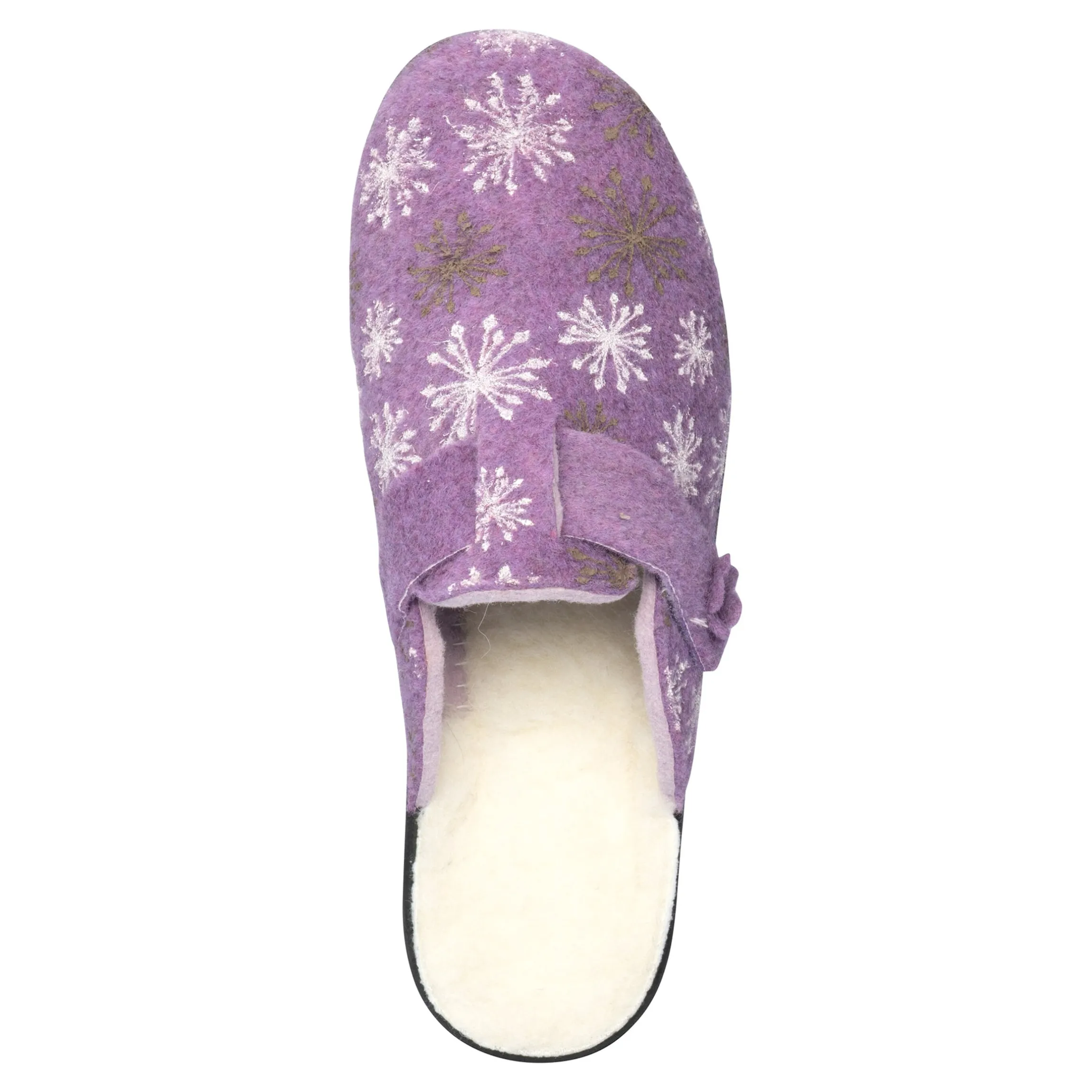 Hausschuh-Pantolette mit Wolle „Eva"