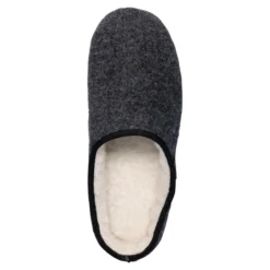 Hausschuh-Pantolette mit Wolle