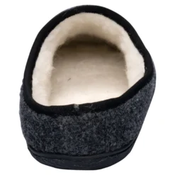 Hausschuh-Pantolette mit Wolle