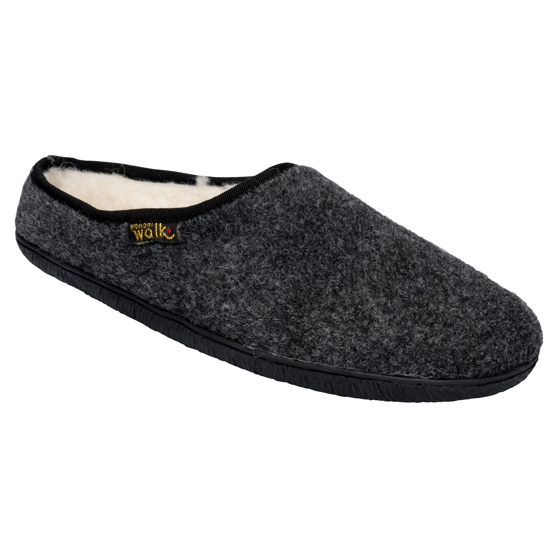 Hausschuh-Pantolette mit Wolle