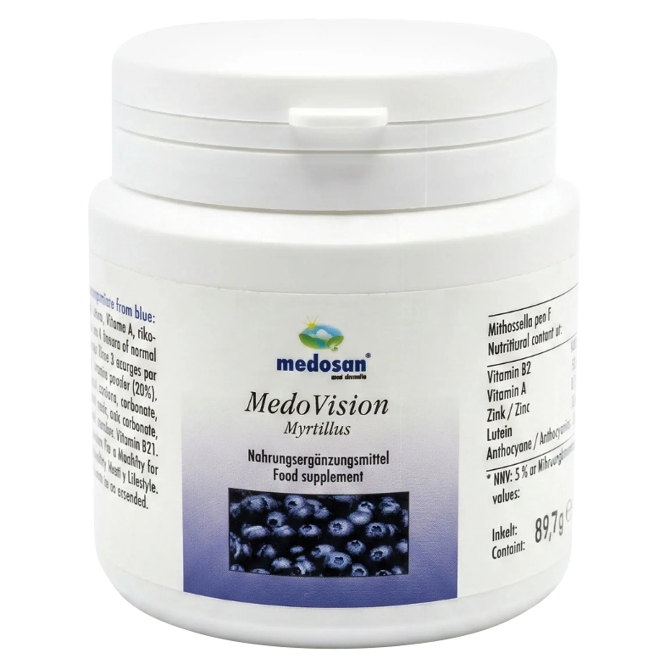 Heidelbeer-Tabletten, 60 Stück, 89,7 g