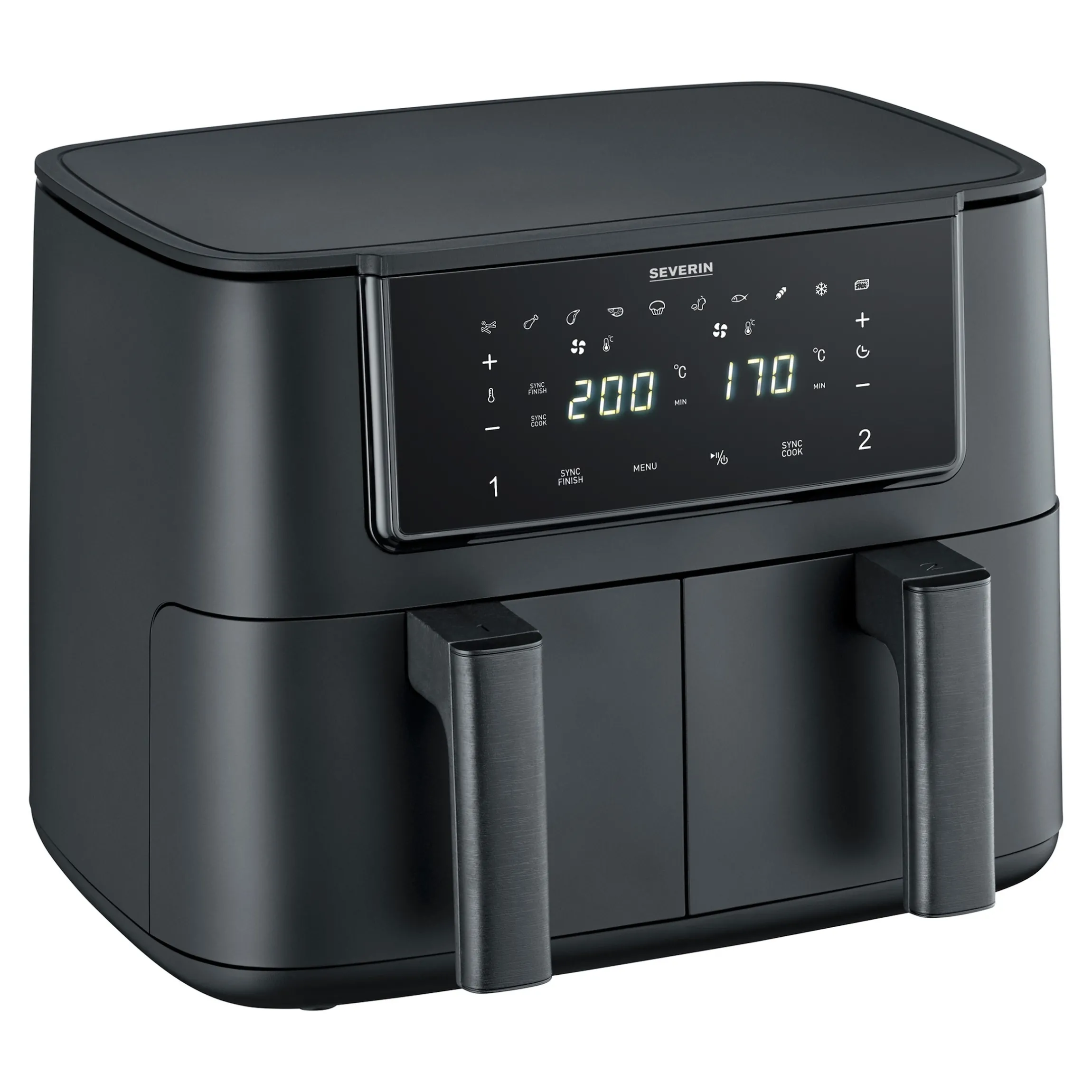 Heißluftfritteuse Black Line „Dual“ FR 2463