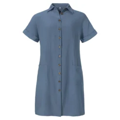Hemdblusen-Kleid „Helena“ blau