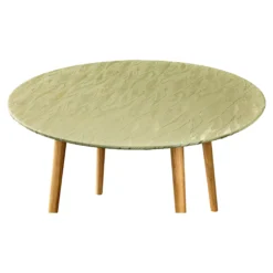 Jacquard-Spanntischdecke zartgrün