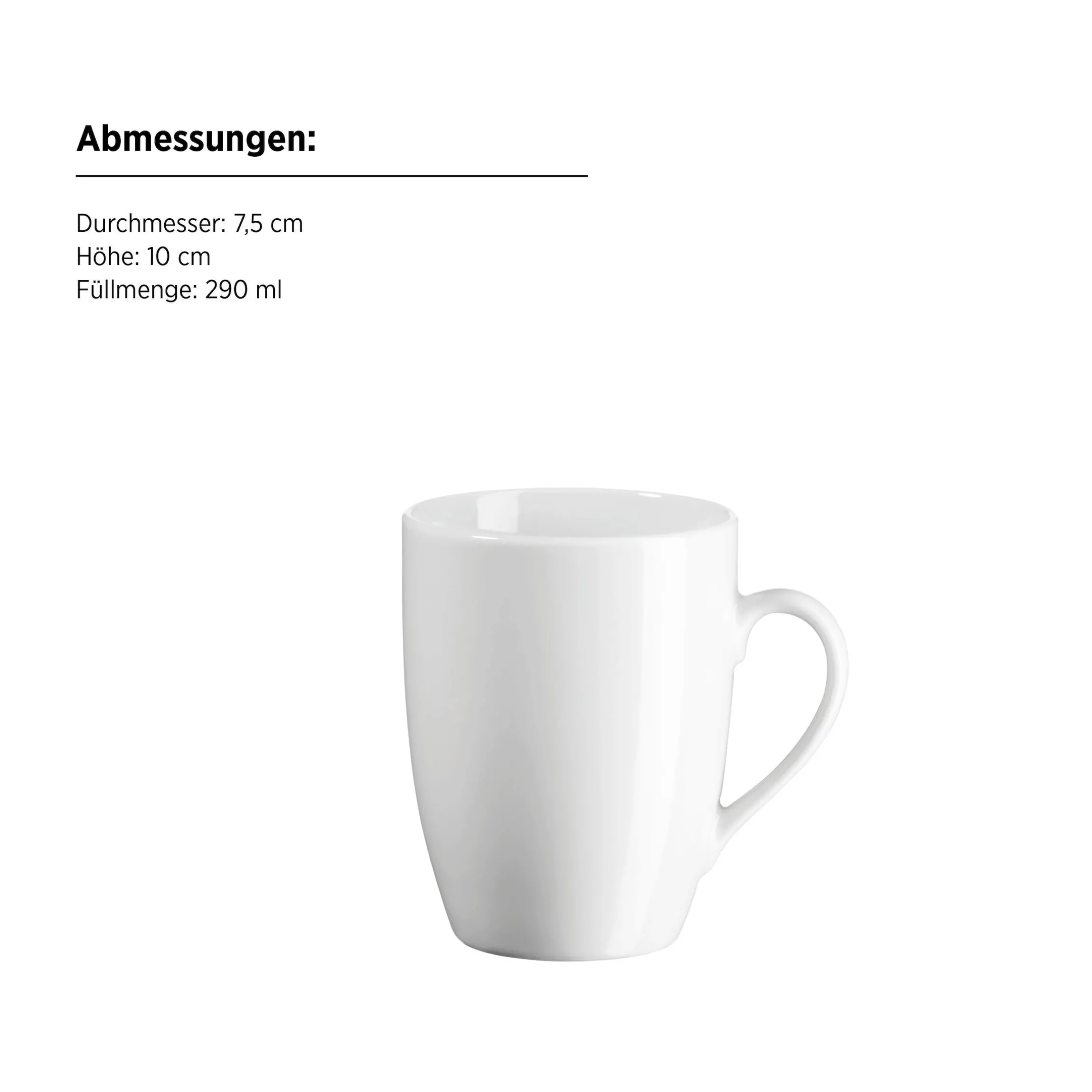 Kaffeebecher, Porzellan Barca