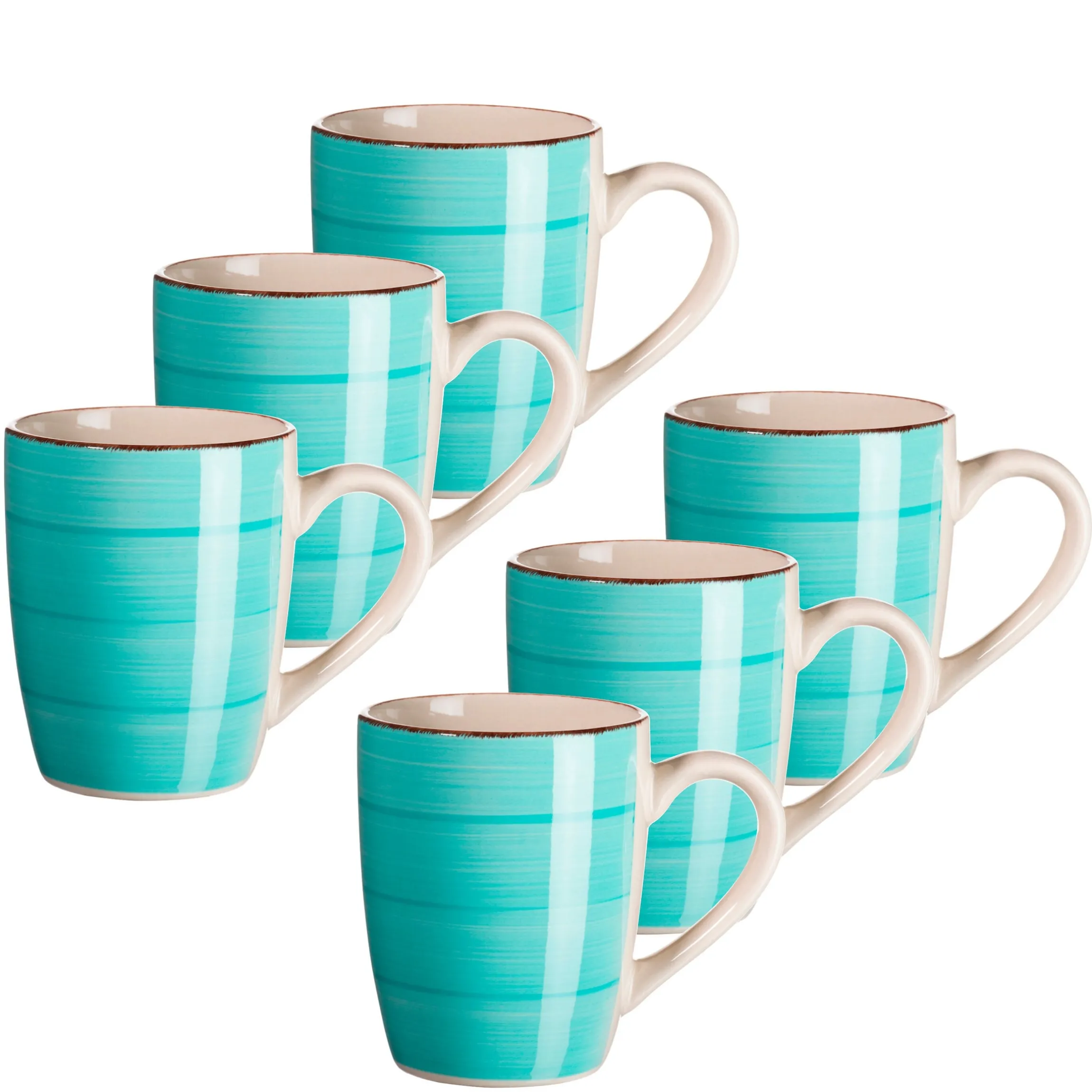 Kaffeebecher-Set, Steingut LUMACA Laguna