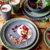 Kaffeebecher-Set, Steinzeug Moos'N'Stein Grau