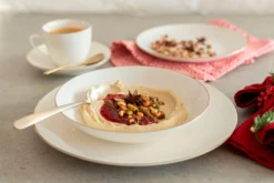 Kaffeeservice, Porzellan Felise Weiß / Gold