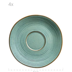 Kaffeetassenset, Keramik Nottingham Beige