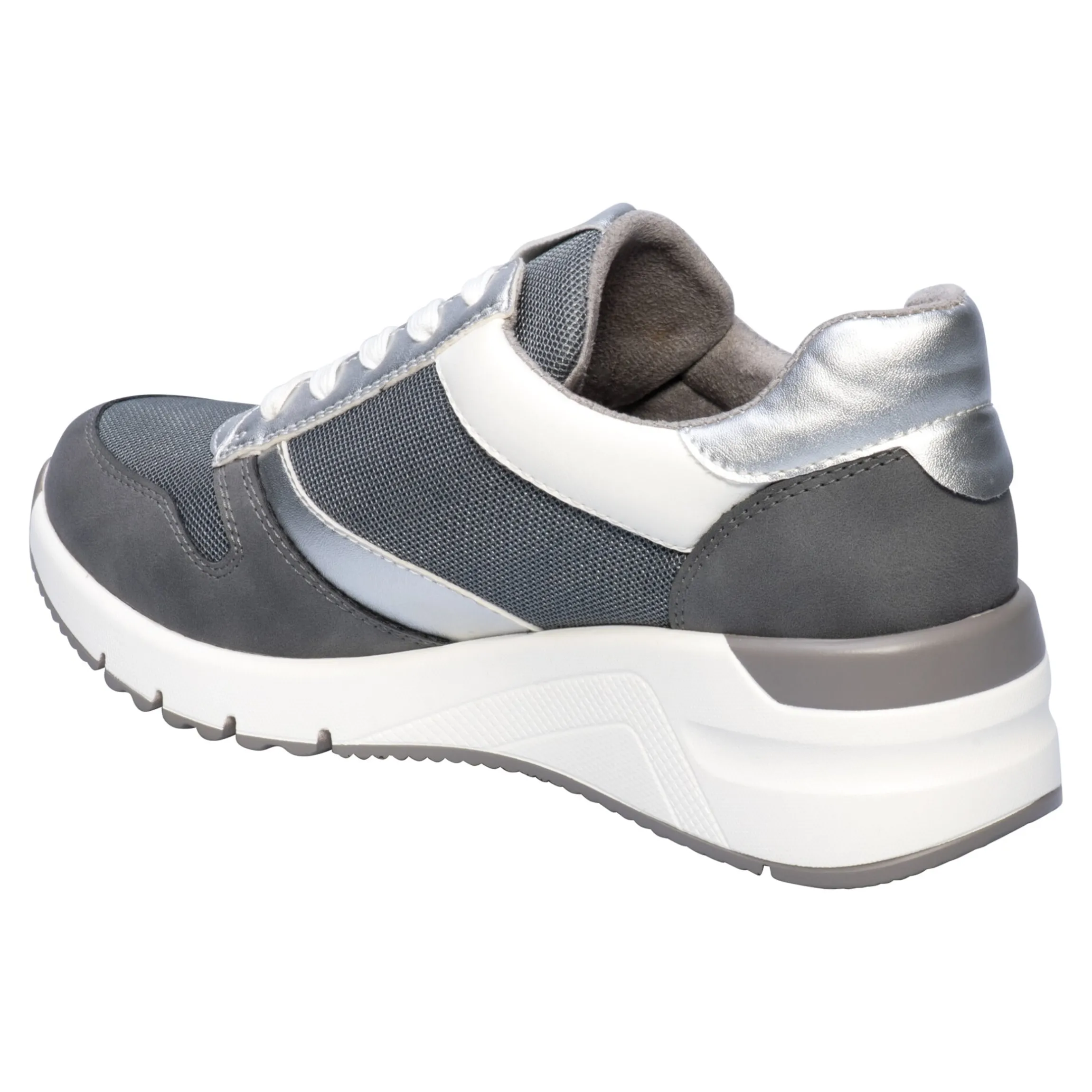Keil-Sneaker H-Weite „Federleicht“ grau