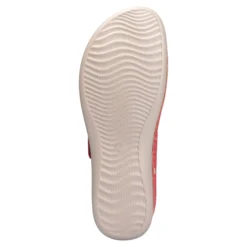 Klettpantolette „Annette" rot