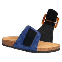Klett-Pantolette „Miriam“ blau